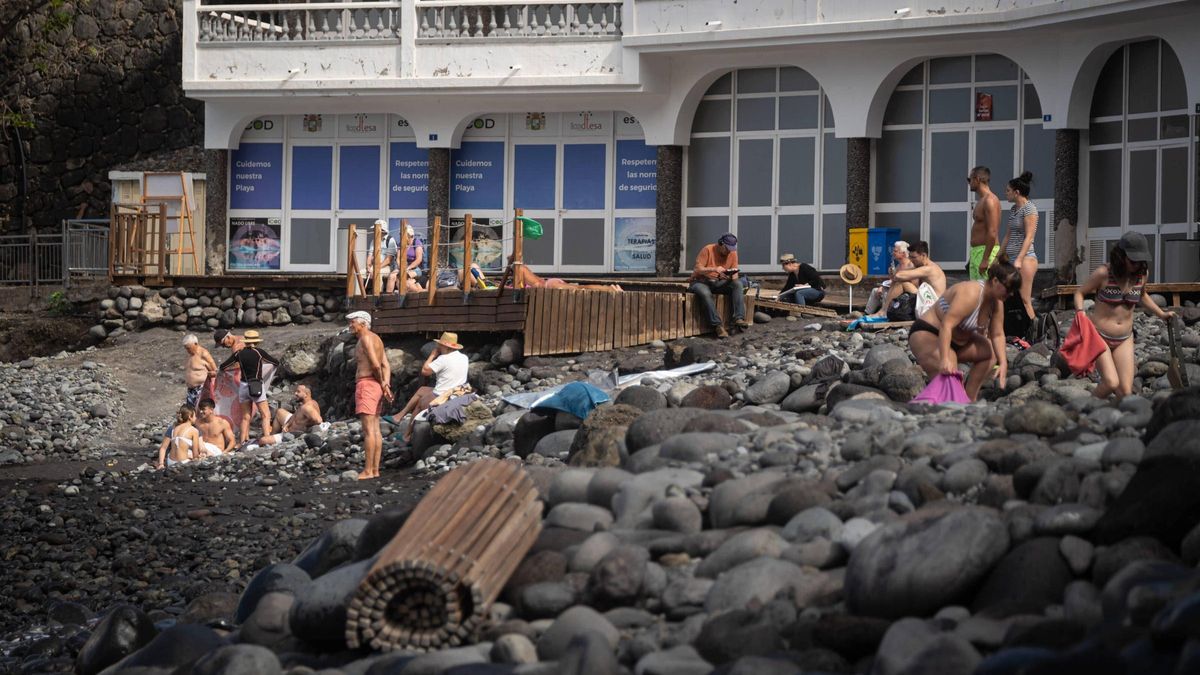 Playa de San Marcos, en Icod de los Vinos