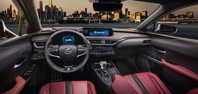 Interior de Lexus UX