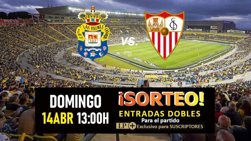 LA PROVINCIA sortea entre sus suscriptores, entradas para el partido UD Las Palmas vs. Sevilla