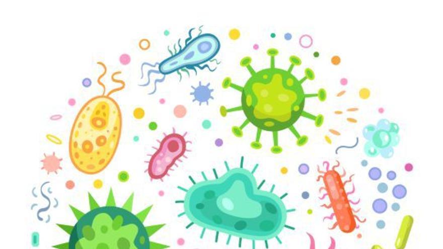 Bacteria primitiva bajo el hielo