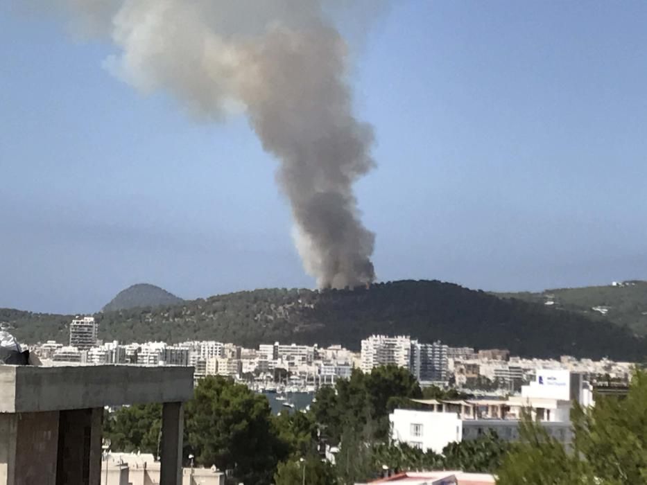 Incendio en Sant Antoni