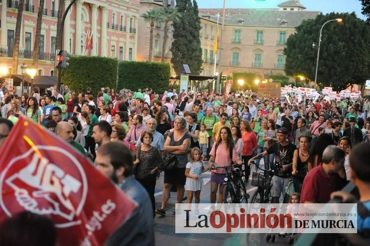 Manifestación contra la LOMCE en Murcia