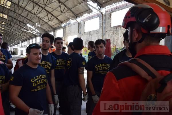 Simulacro de la UME en Alcantarilla