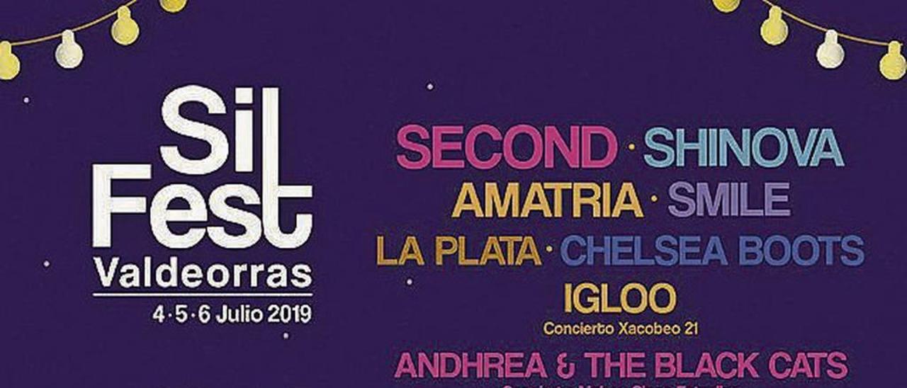 Cartel anunciador do SilFest Valdeorras, 2019.