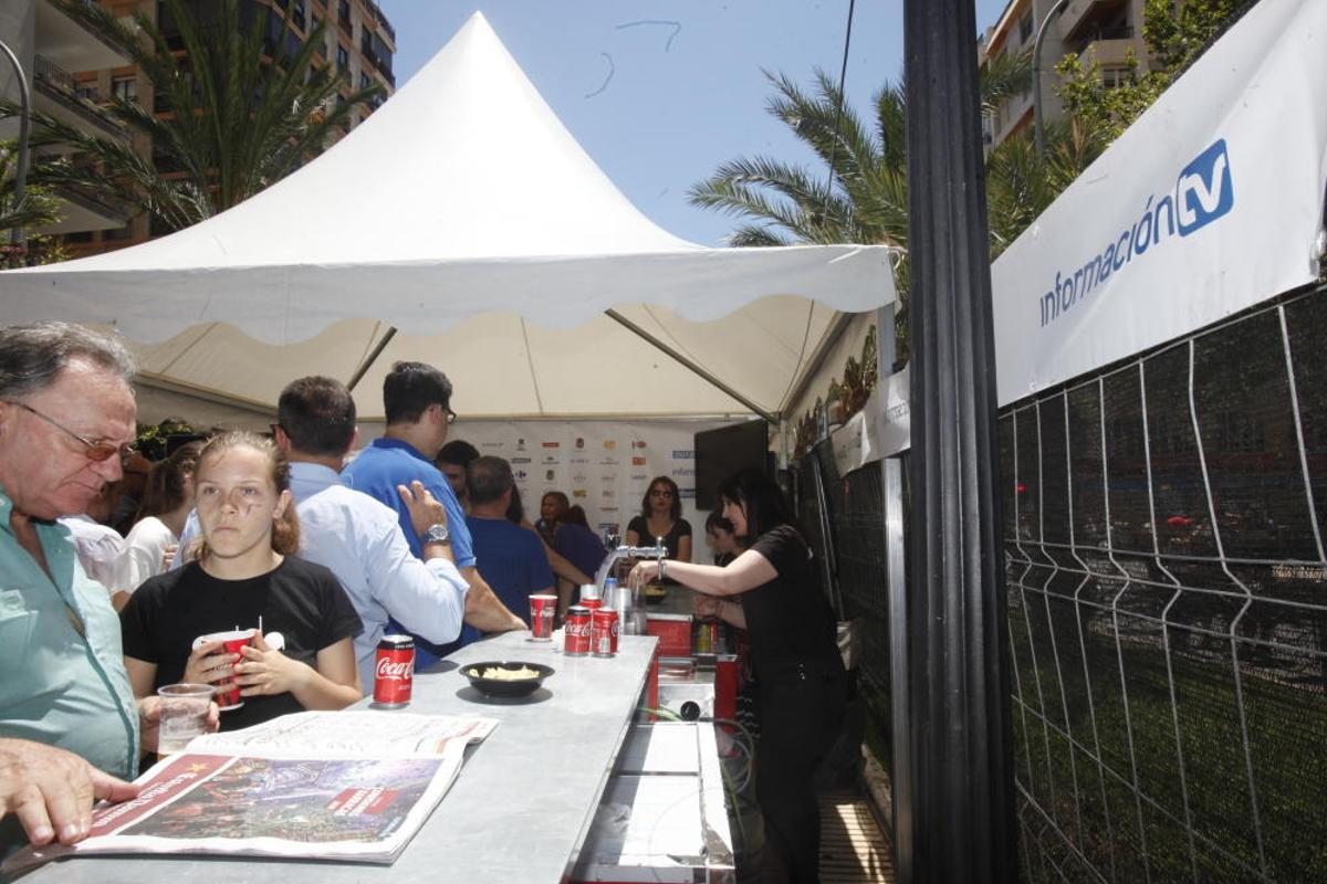 Primeras visitas al racó de Información