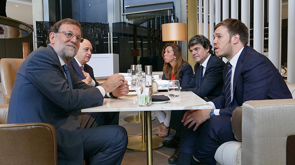 Mariano Rajoy, al fòrum Primera Plan@ que organitza EL PERIÓDICO.