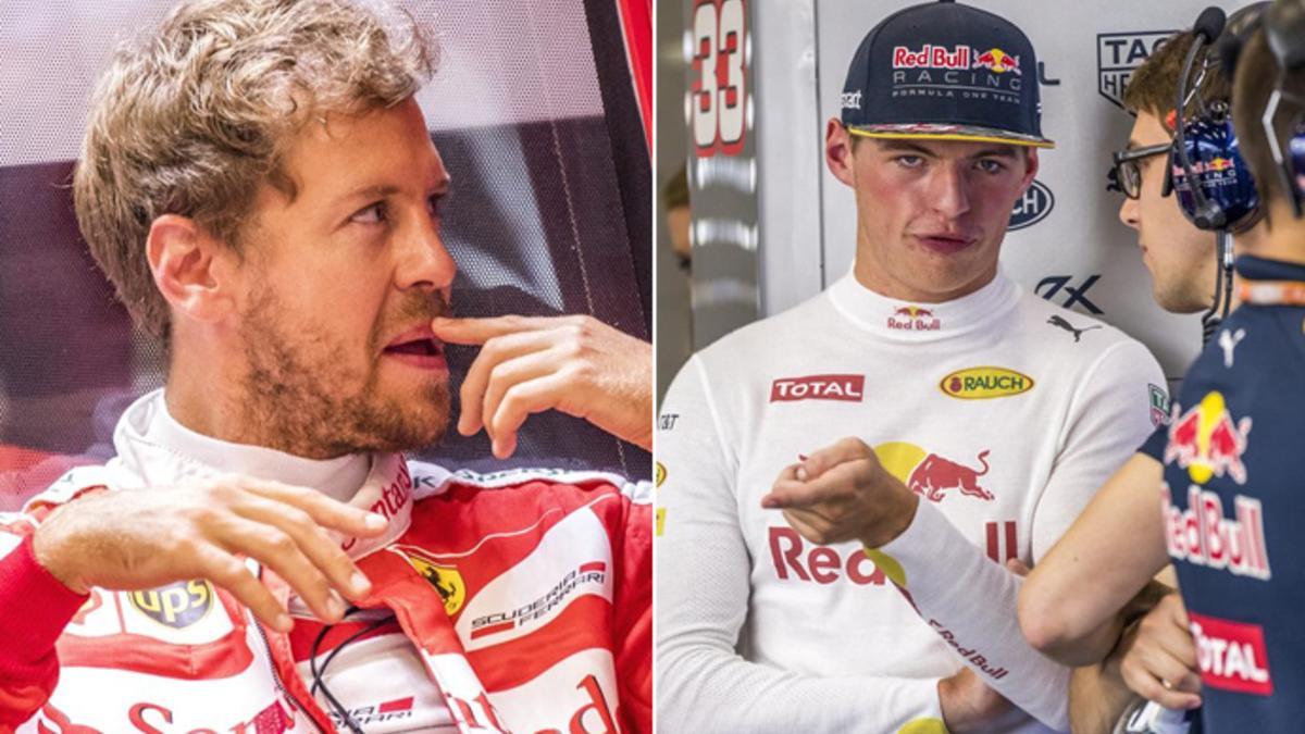 Vettel y Verstappen acabaron descontentos tras el GP Bélgica