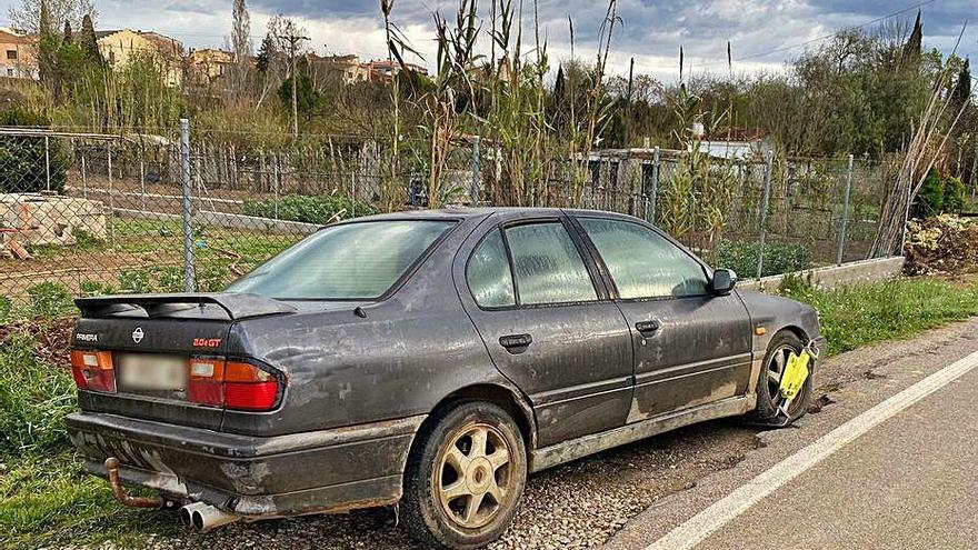 El vehicle immobilitzat pels Mossos.