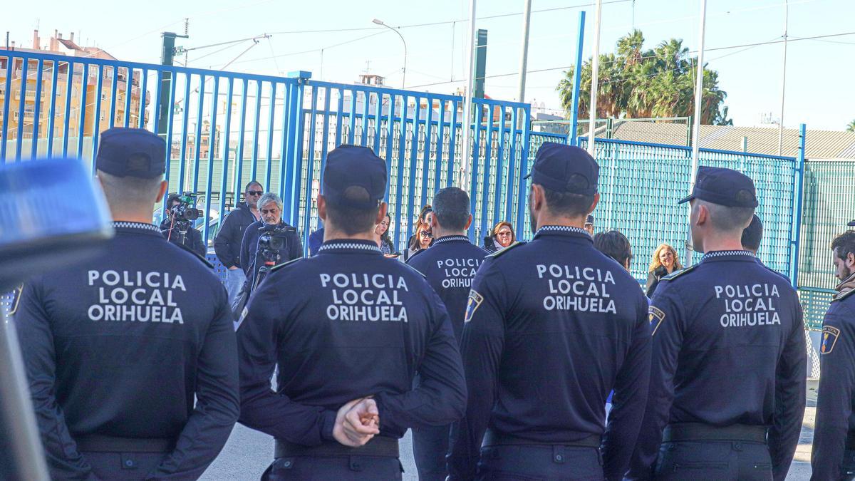 Agentes de la Policía Local de Orihuela