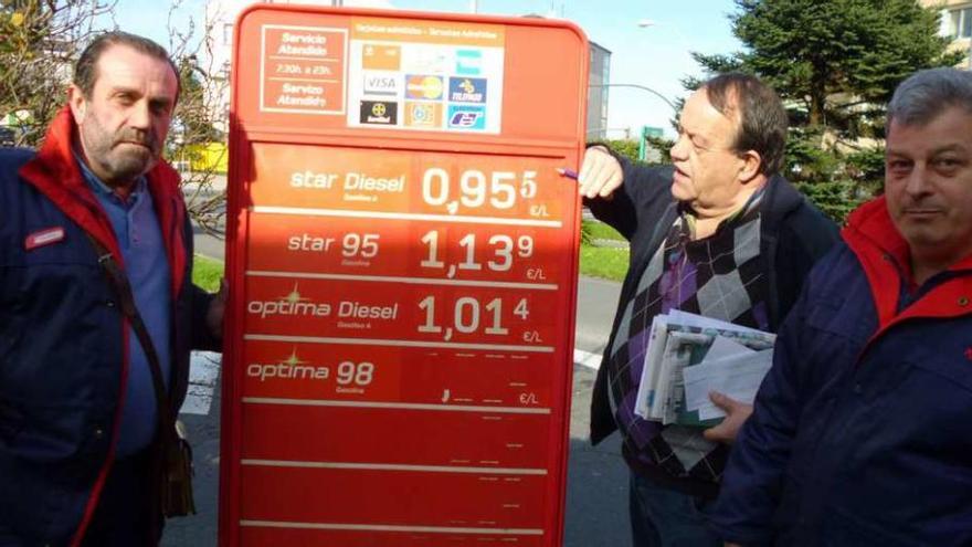 La gasolinera de Santa Cruz baja el precio del diésel.