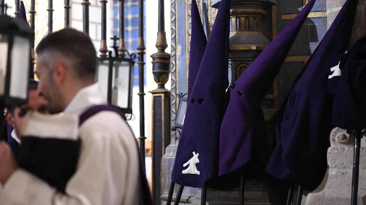 Procesion del Vía Crucis suspendida en 2024.