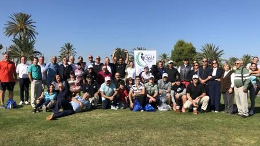 Participantes de la quinta edición del torneo de golf de Cafés Damasol.