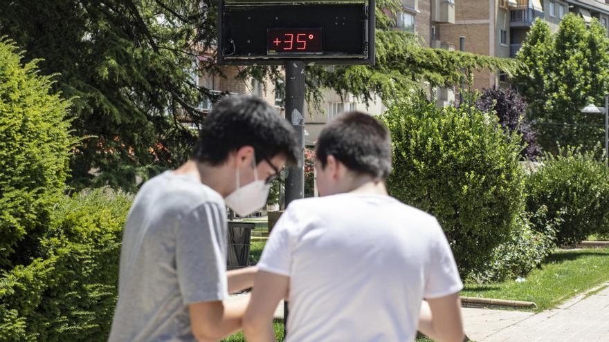 Altas temperaturas en Zamora.