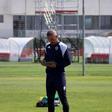 Beto, en el entrenamiento de este jueves en la ciudad deportiva del Granada.