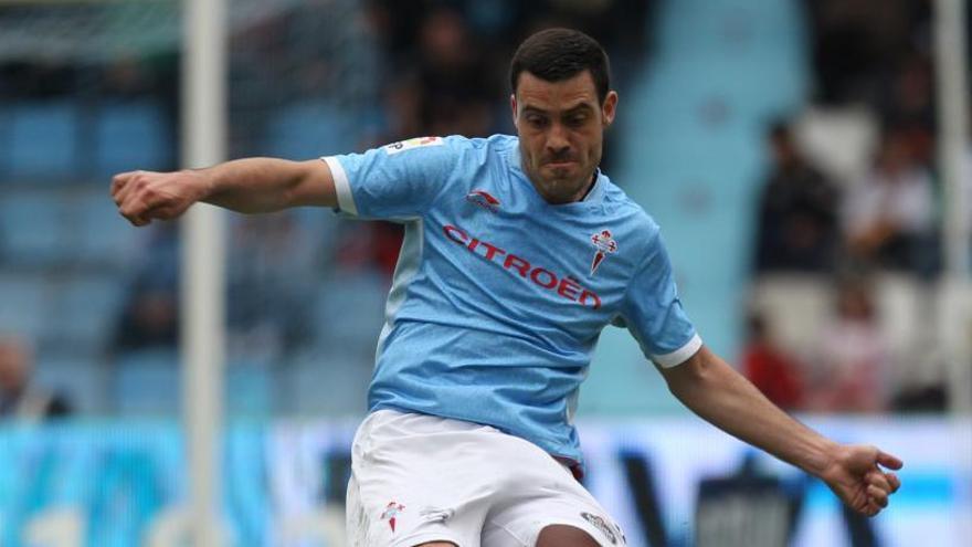 El central Túñez en su época en el Celta de Vigo