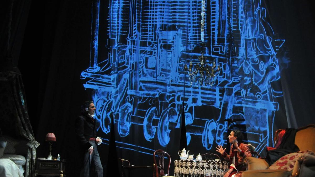 Un momento de la puesta en escena.