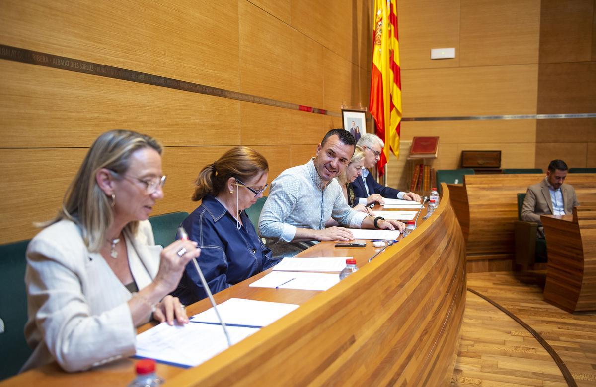 Comisión de la gestión de la dana en la diputación.