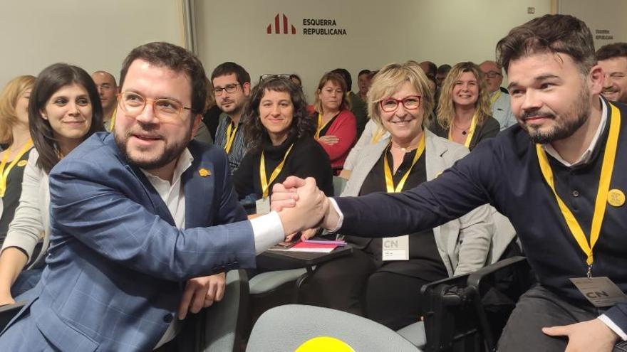 Aragonès i Rufián, al Consell Nacional d&#039;ERC