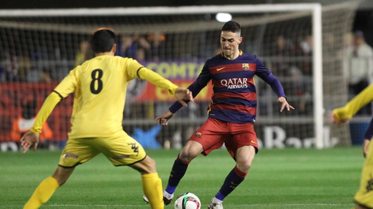 Borja López participa en el entrenamiento