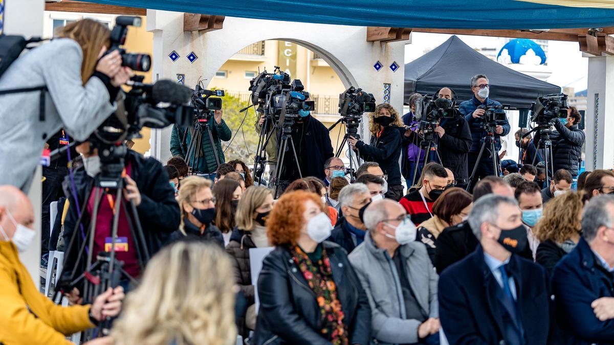 Benidorm Fest: RTVE, Generalitat Valenciana y el Ayuntamiento de Benidorm firman los convenios para celebrar el evento