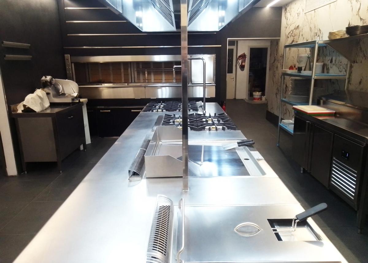 Detalle de una encimera