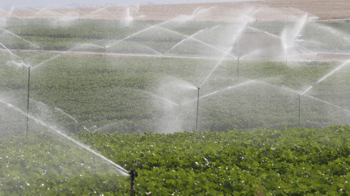 Instalaciones de riego en la provincia de Córdoba.