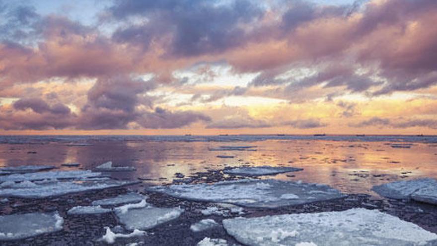 El deshielo de los polos, uno de los efectos del cambio climático.