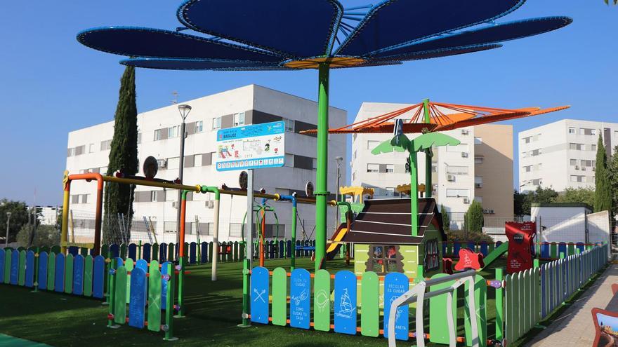 Otros cinco parques infantiles de Badajoz tendrán toldos