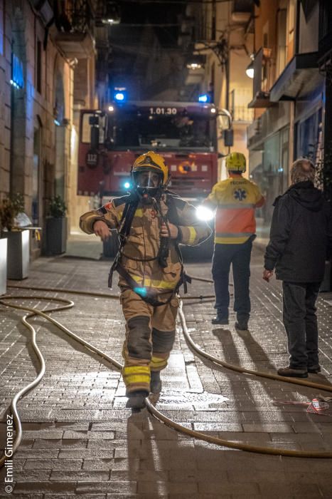 Incendi en un bloc de pisos de Puigcerdà