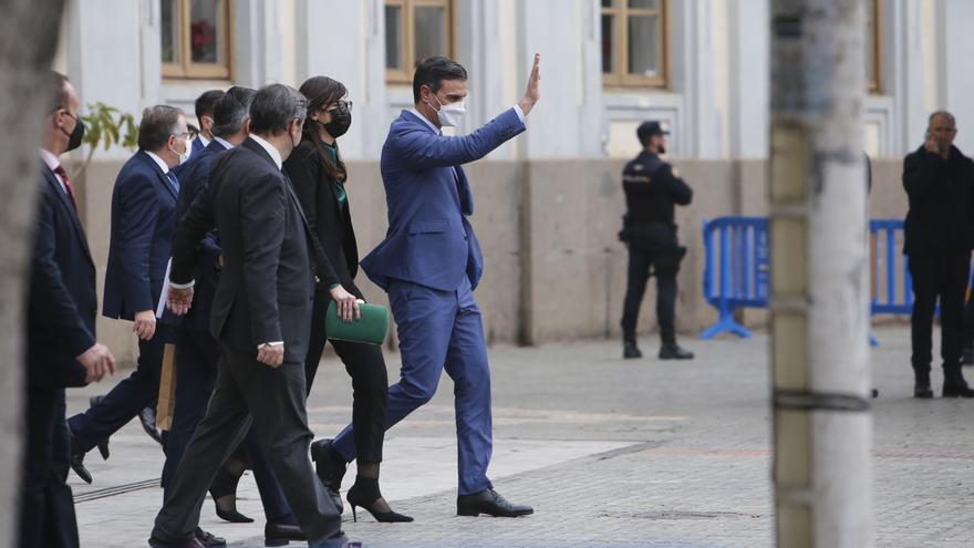 Pedro Sánchez, aplaudido en Melilla tras su giro diplomático ante la cuestión del Sáhara Occidental