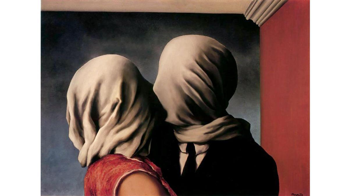 los amantes de René Magritte