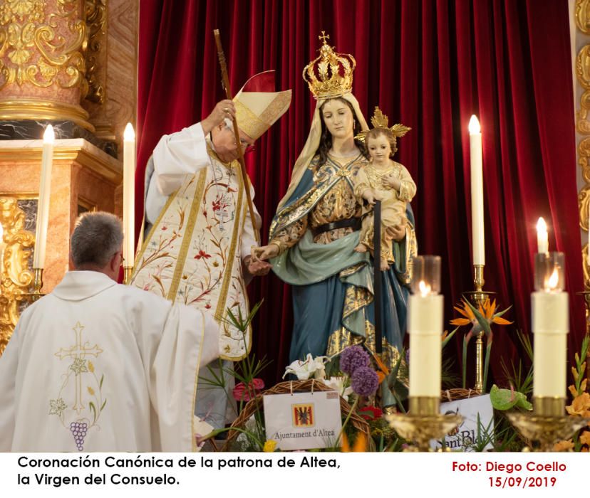 Medio millar de alteanos le ofrendaron sus flores a la Virgen