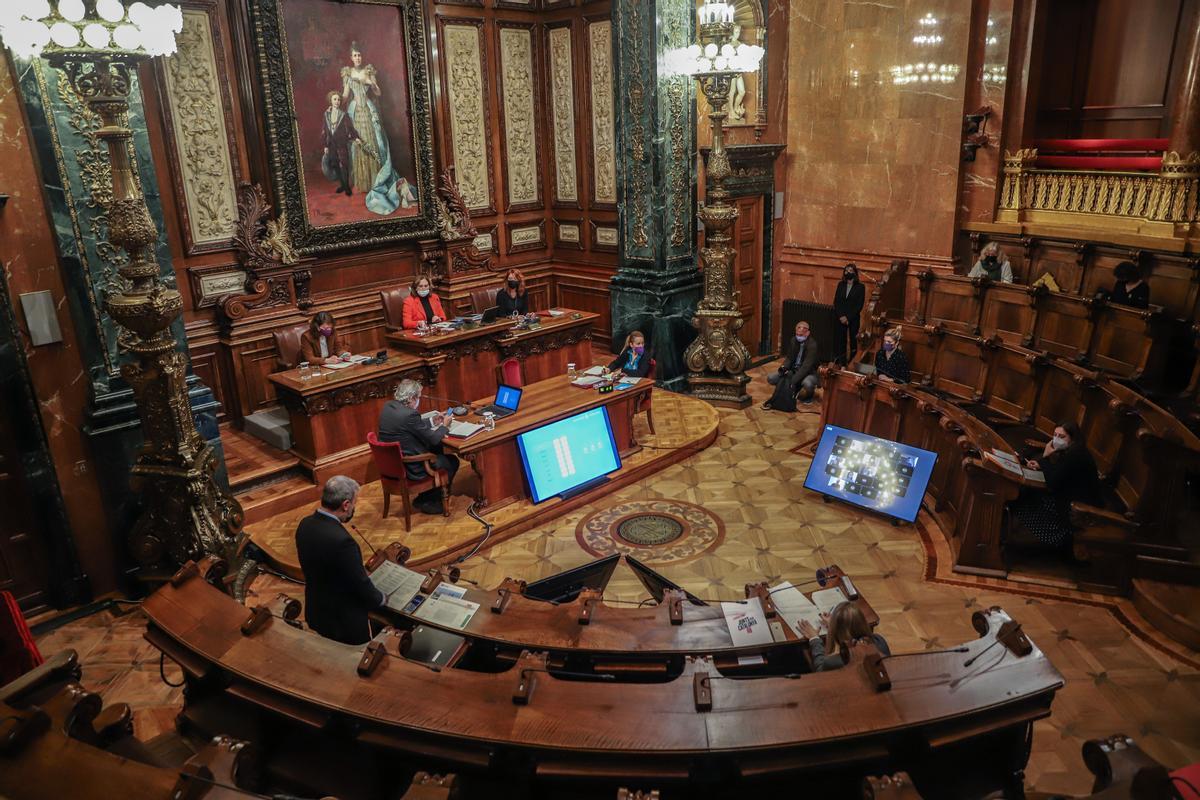 Ple municipal exprés a Barcelona