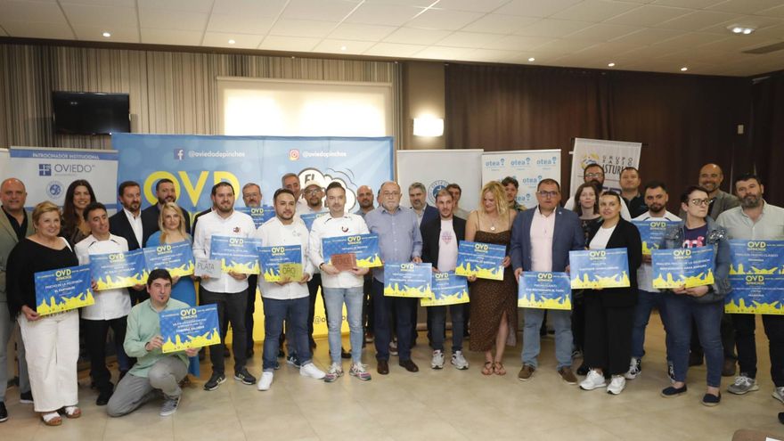 En imágenes: Entrega de los Premios del XIII Campeonato de Pinchos de Oviedo