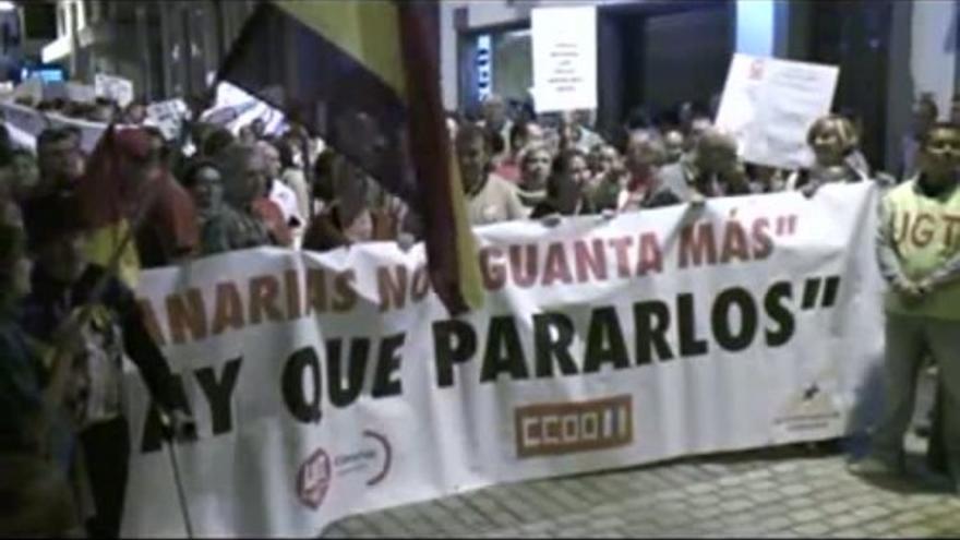 Huelga General 14N en Lanzarote