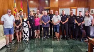 Jubilación del oficial de la Policía Local de Xàbia Fernando Escolano