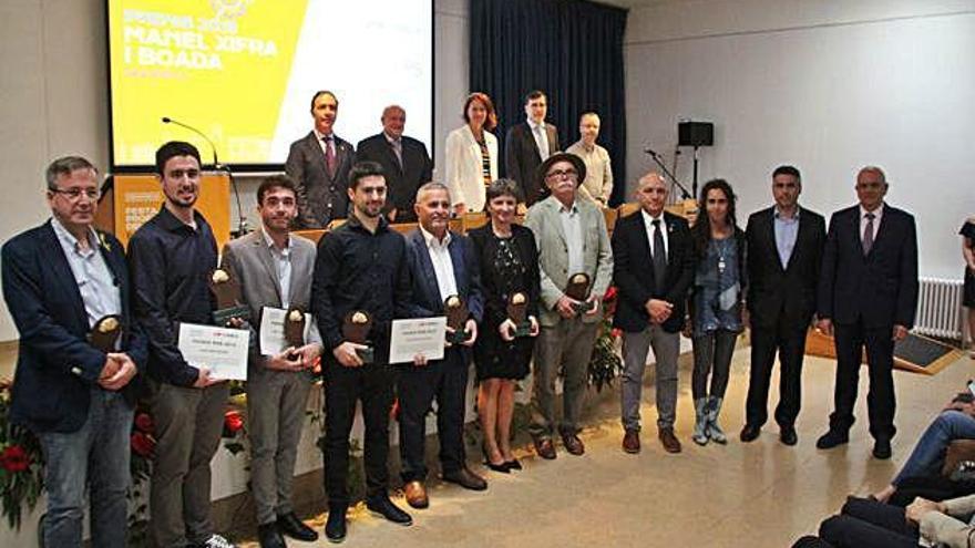 Els enginyers i Comexi premien el Sincrotró, Eudald Carbonell i la trajectòria de Joan Arimany