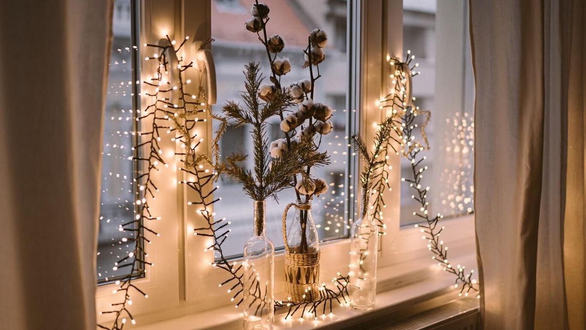 Decora tus ventanas en Navidad
