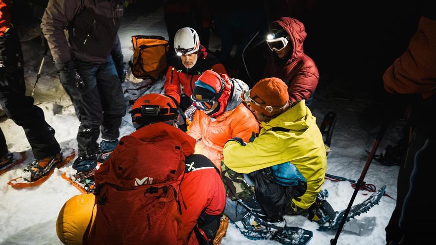 Rescatan en los Picos de Europa a un montañero de Murcia con hipotermia