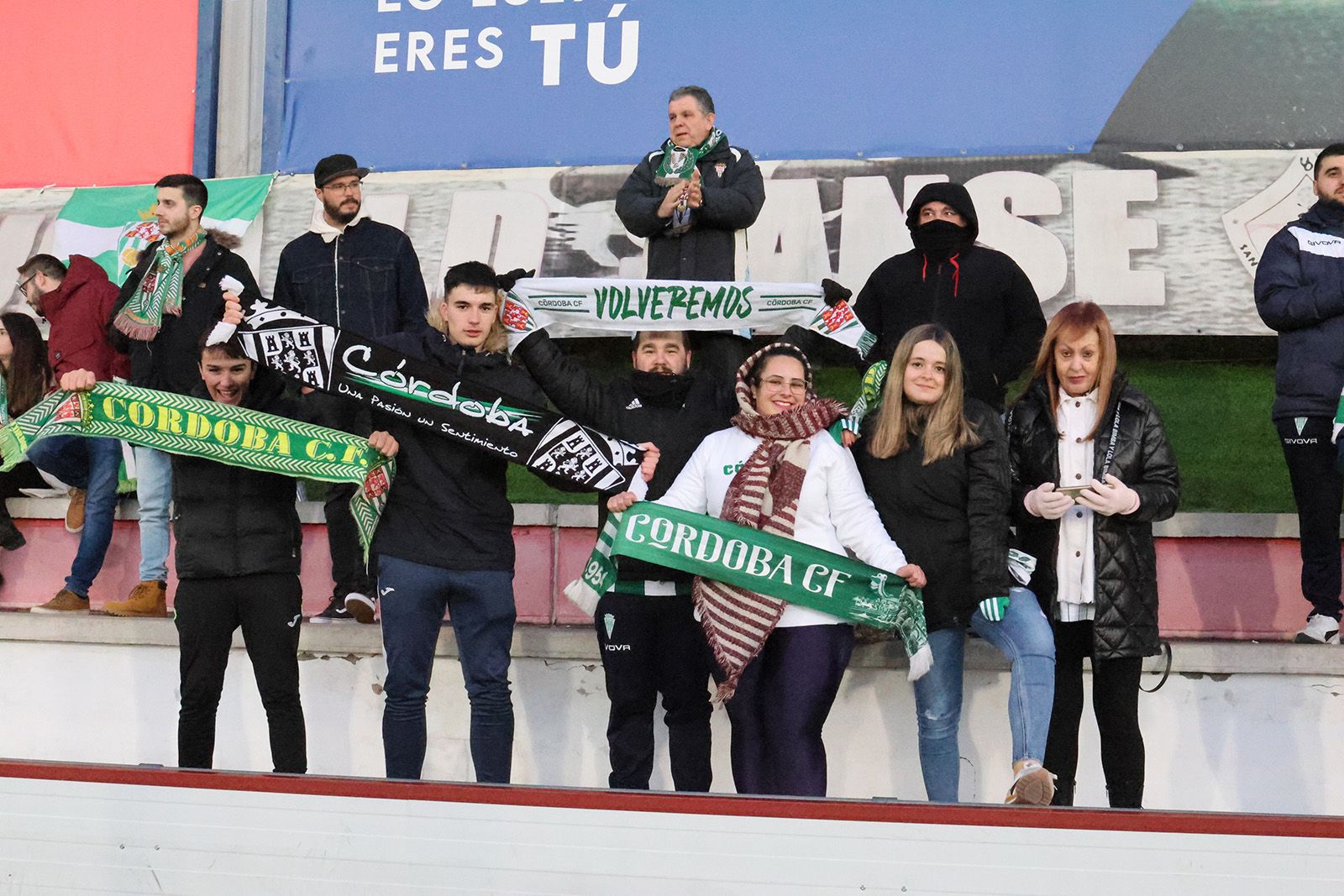 Las imágenes de la afición en el Sanse - Córdoba CF