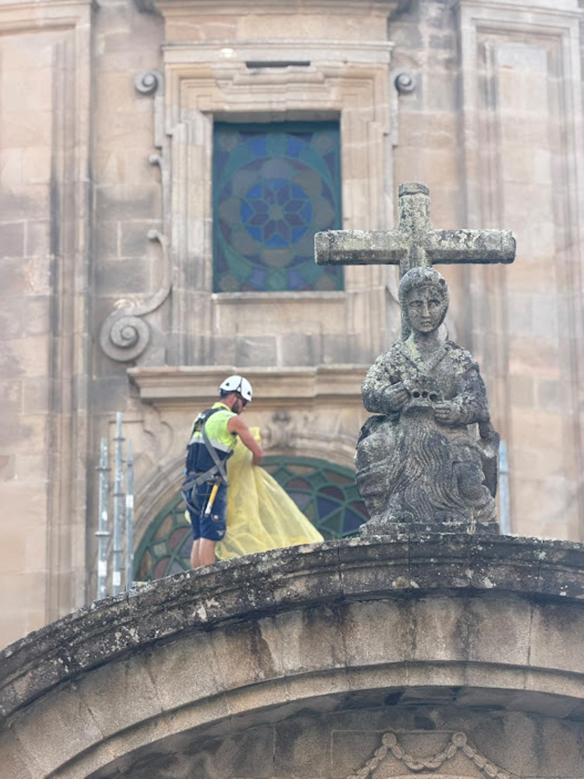 El santuario quedará completamente libre de andamios y lonas en las próximas horas.