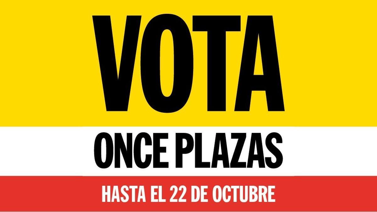 Vota 11 plazas