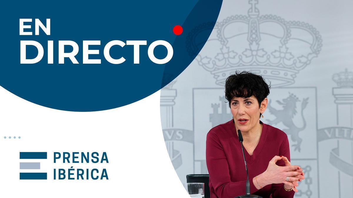 DIRECTO | Rueda de prensa posterior al Consejo de Ministros