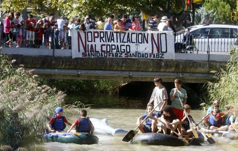 Fotogalería: Bajada reivindicativa por el Canal Imperial