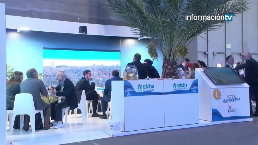 Con su palmera y sus dátiles aterriza Elche en Fitur 2024