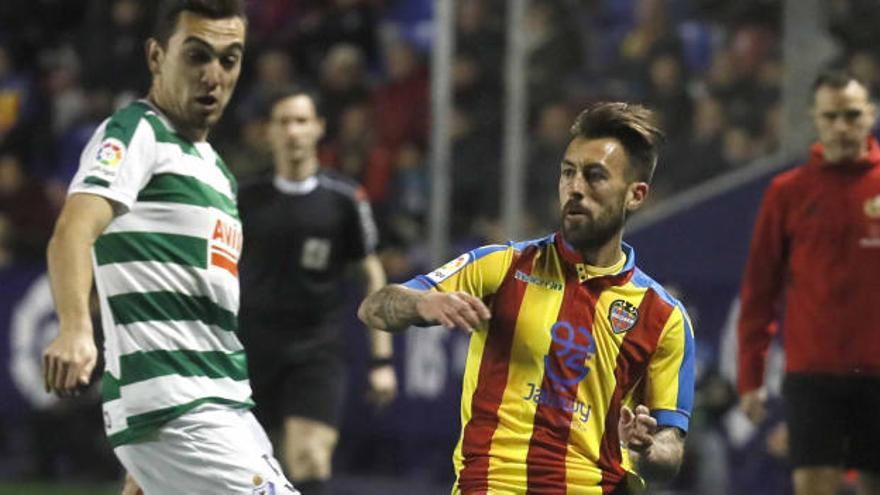 Antonio Luna se lesionó ante el SD Eibar, su exequipo.