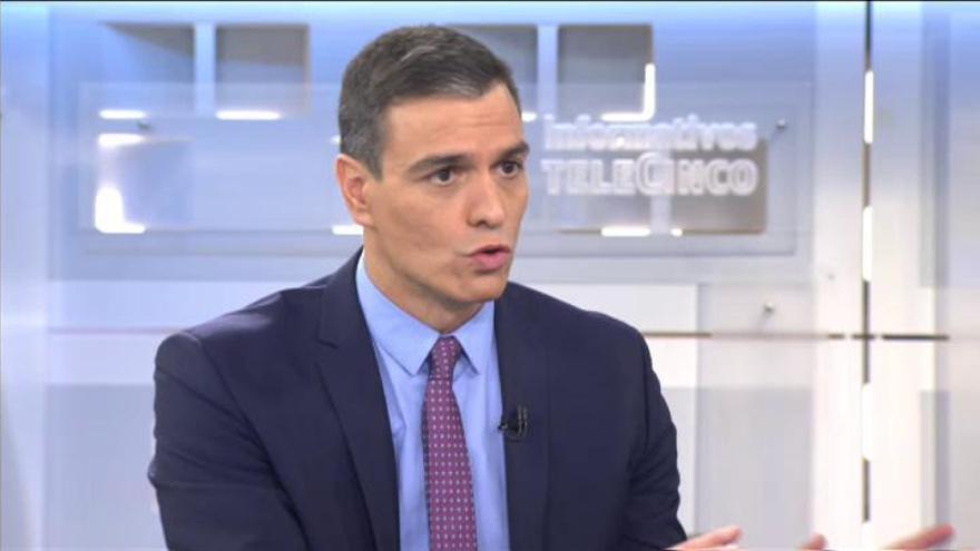 Sánchez: "Torra tiene que condenar la violencia, reconocer el trabajo de los mossos y ponerse a hablar con la otra mitad de los catalanes"