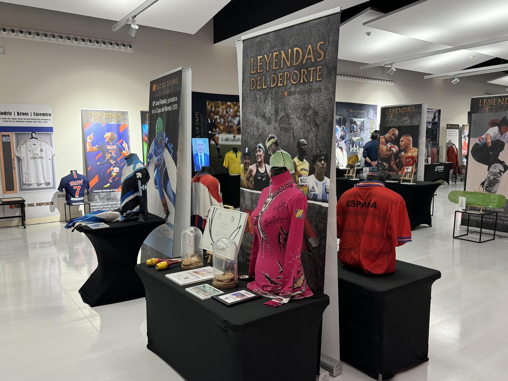 La exposición "Leyendas del Deporte", en imágenes