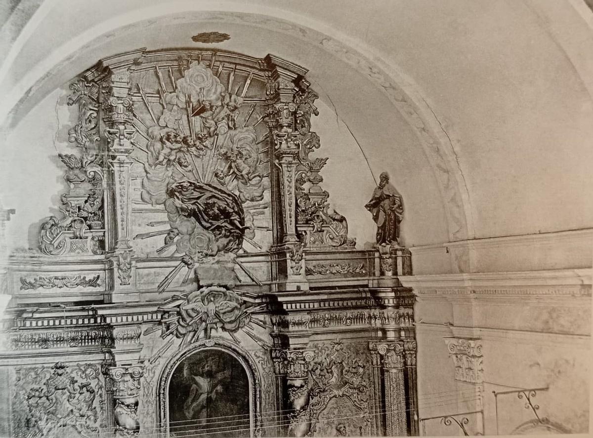 Altar major de l’església de Sant Salvador.