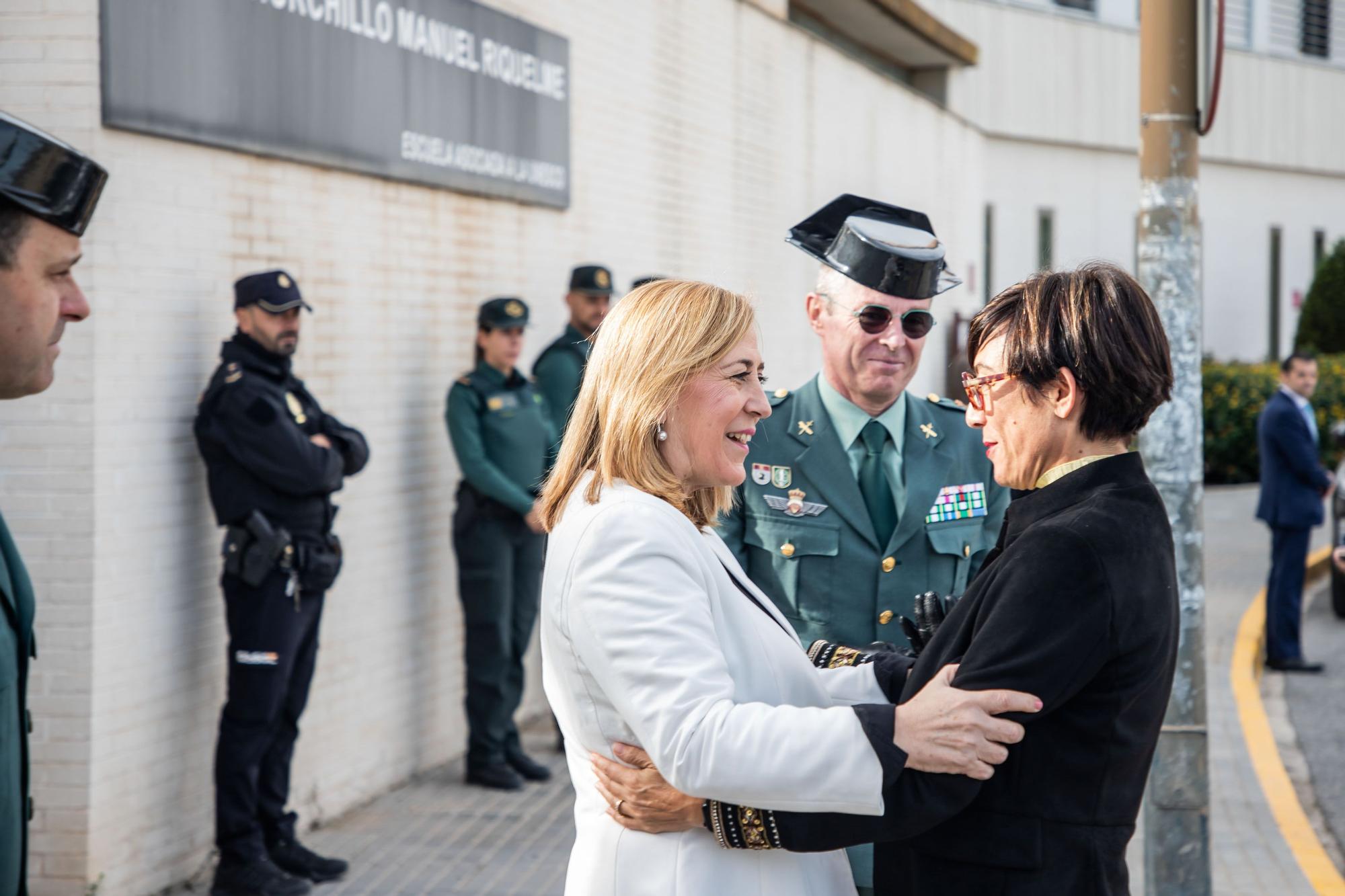 Visita de la Directora de la Guardia Civil al colegio de Hurchillo